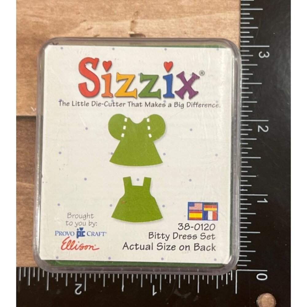 Sizzix Bitty Dress Set 38-0120 Die-Cutter